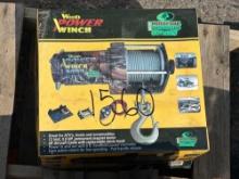 2000# ATV WOOD POWER WINCH - ATV WINCH - CAMO NEW SUPPORT EQUIPMENT