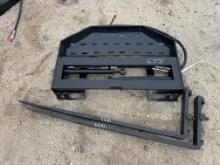 NEW GIYI GY-D-CYHC SIDE SHIFT FORK SKID STEER ATTACHMENT