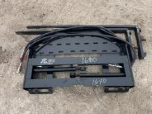 NEW GIYI GY-D-CYHC SIDE SHIFT FORK SKID STEER ATTACHMENT