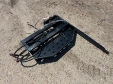 NEW GIYI GY-D-CYHC SIDE SHIFT FORK SKID STEER ATTACHMENT