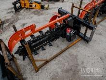 NEW GIYI GY-X380 TRENCHER SKID STEER ATTACHMENT