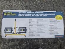 DUAL HEAD LED BULLDOG WORK LIGHT NEW SUPPORT EQUIPMENT