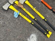 3.5 LB DOUBLE BIT AXE W/ FIBERGLASS HANDLE NEW SUPPORT EQUIPMENT