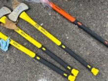 3.5 LB DOUBLE BIT AXE W/ FIBERGLASS HANDLE NEW SUPPORT EQUIPMENT