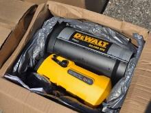 DEWALT 68,000 BTU FORCED AIR HEATER 20 VOLT, BATTERY OR 120 VOLT AC NEW SUPPORT EQUIPMENT