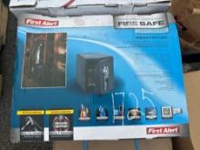 FIRST ALERT 2087F .94 CU FT FIRE AND WATER PROOF DIAL COMBINATION SAFE NEW SUPPORT EQUIPMENT