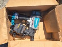 MAKITA 1 3/4" ROOFING COIL PNEUMATIC NAILER-AN454-1 YR FACTORY WARRANTY-RECON NEW SUPPORT EQUIPMENT
