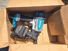 MAKITA 1 3/4" ROOFING COIL PNEUMATIC NAILER-AN454-1 YR FACTORY WARRANTY-RECON NEW SUPPORT EQUIPMENT