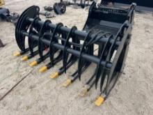 NEW GIYI GY-CWG72 72IN. GRAPPLE SKID STEER ATTACHMENT
