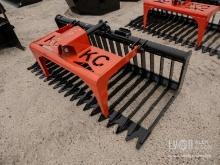 NEW 76IN. SKELETON GRAPPLE BUCKET SKID STEER ATTACHMENT