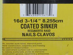 (Qty - 3) Boxes of Coated Nails-