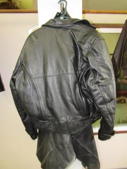 Leather Jacket and Chaps-