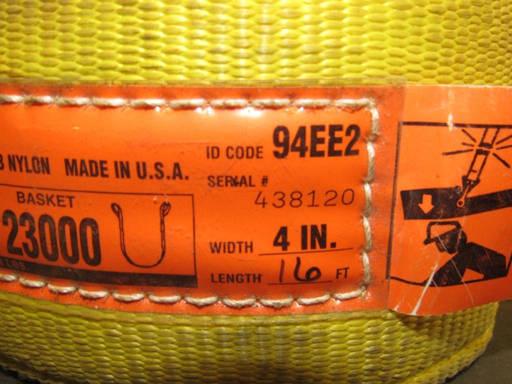(Qty - 10) 16' Slings-