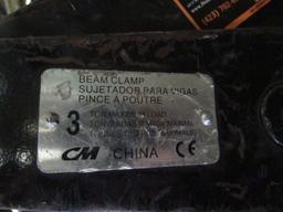 (Qty - 2) 3 Ton Beam Clamps-