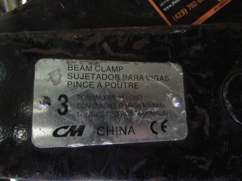 (Qty - 2) 3 Ton Beam Clamps-