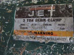 (Qty - 2) 3 Ton Beam Clamps-
