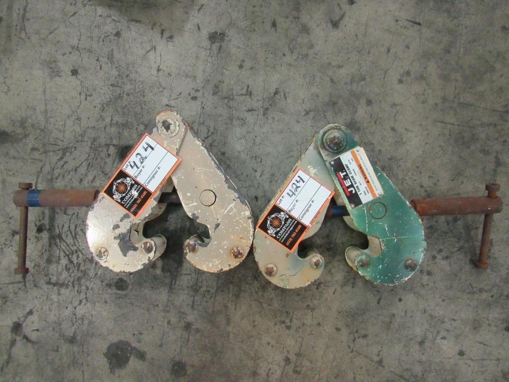 (Qty - 10) 1 Ton Beam Clamps-