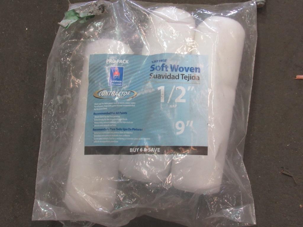 Canvas Dropcloth, Rollers, Spray Guns-