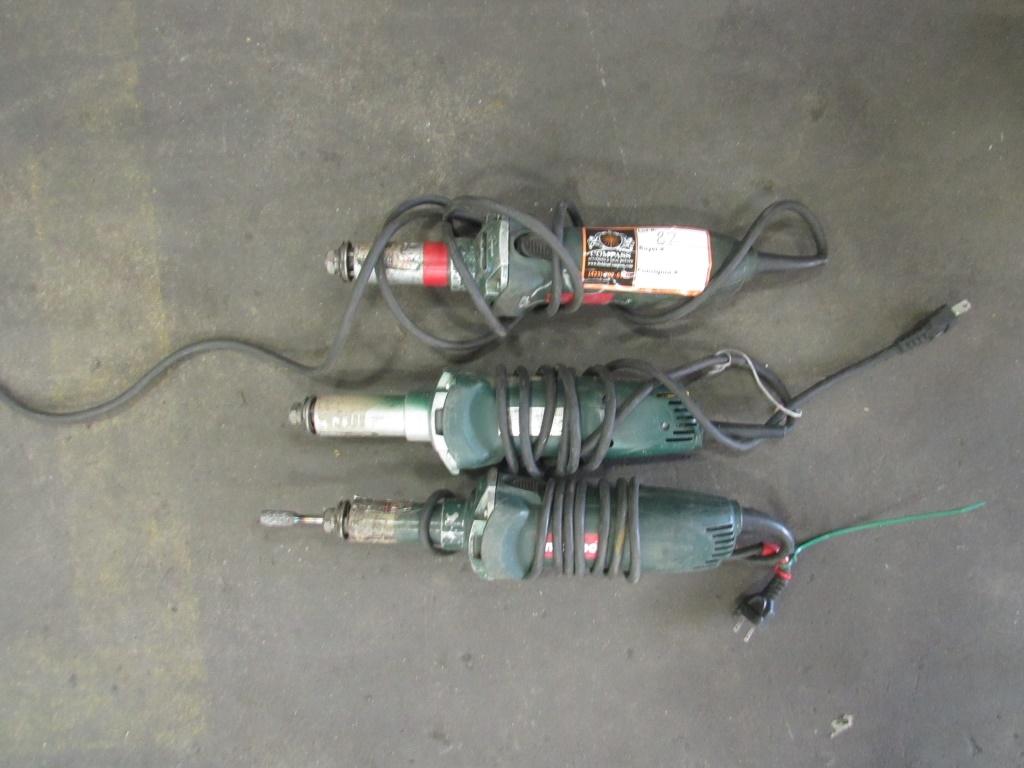 (Qty - 3) Metabo Die Grinders-