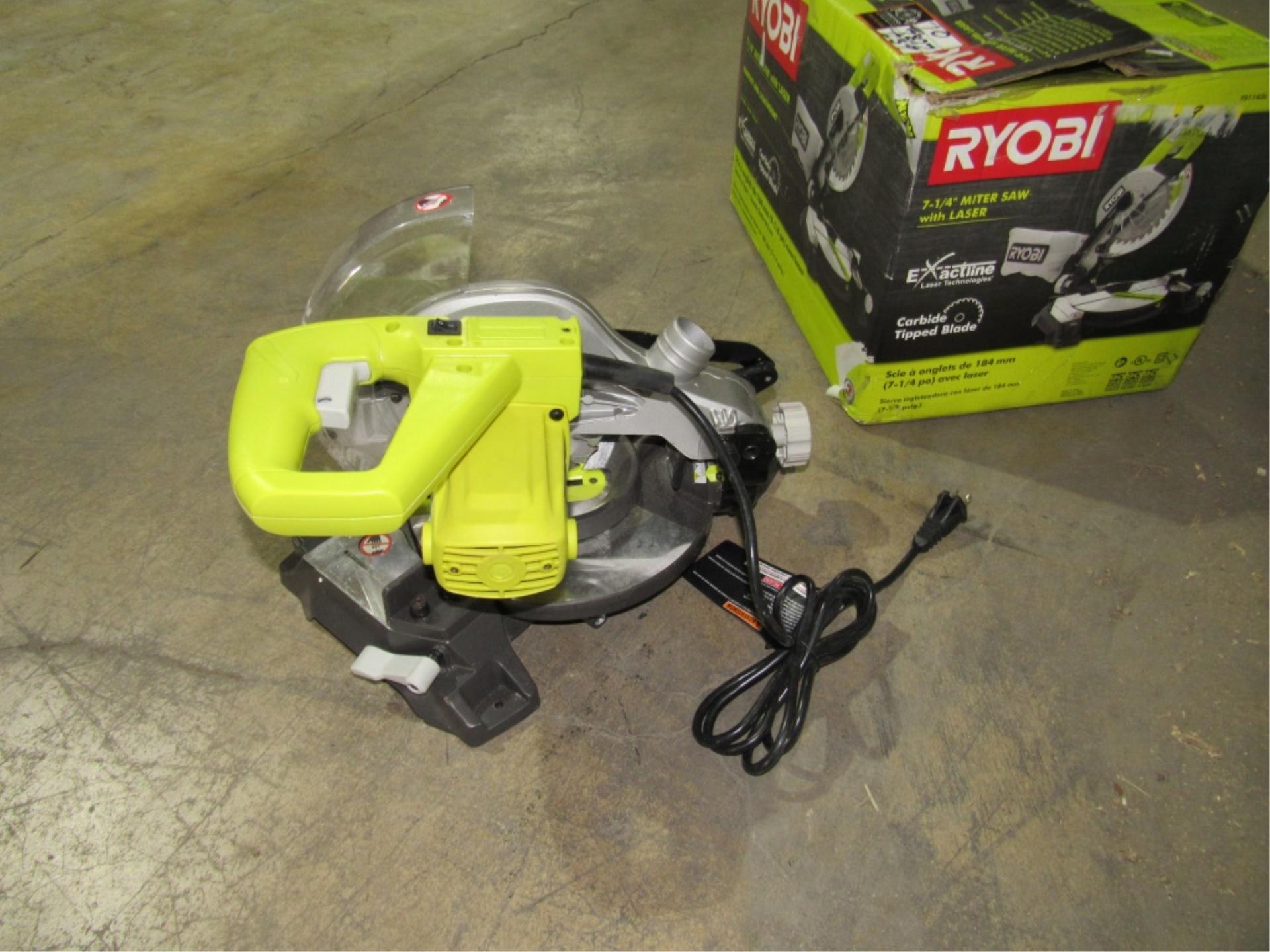 Ryobi 7-1/4" Miter Saw w/ Laser-