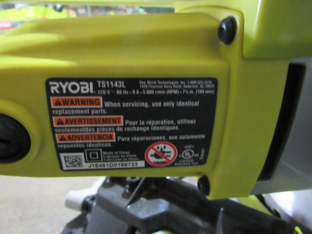 Ryobi 7-1/4" Miter Saw w/ Laser-