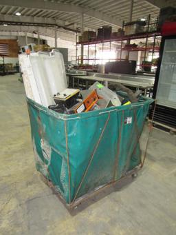 Rolling Bin and Contents-