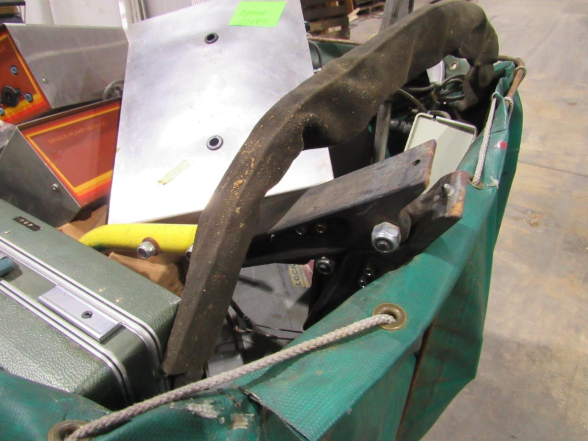 Rolling Bin and Contents-