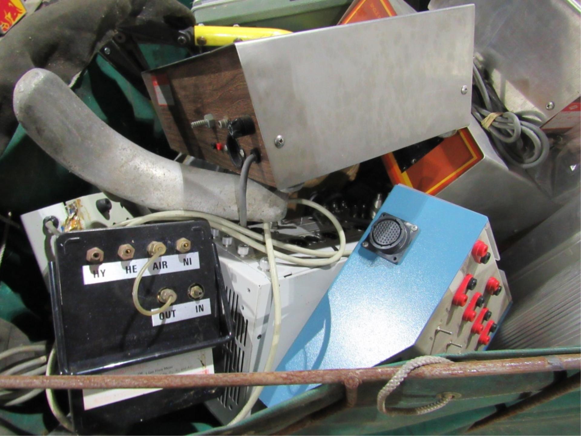 Rolling Bin and Contents-