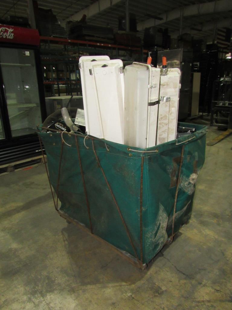 Rolling Bin and Contents-