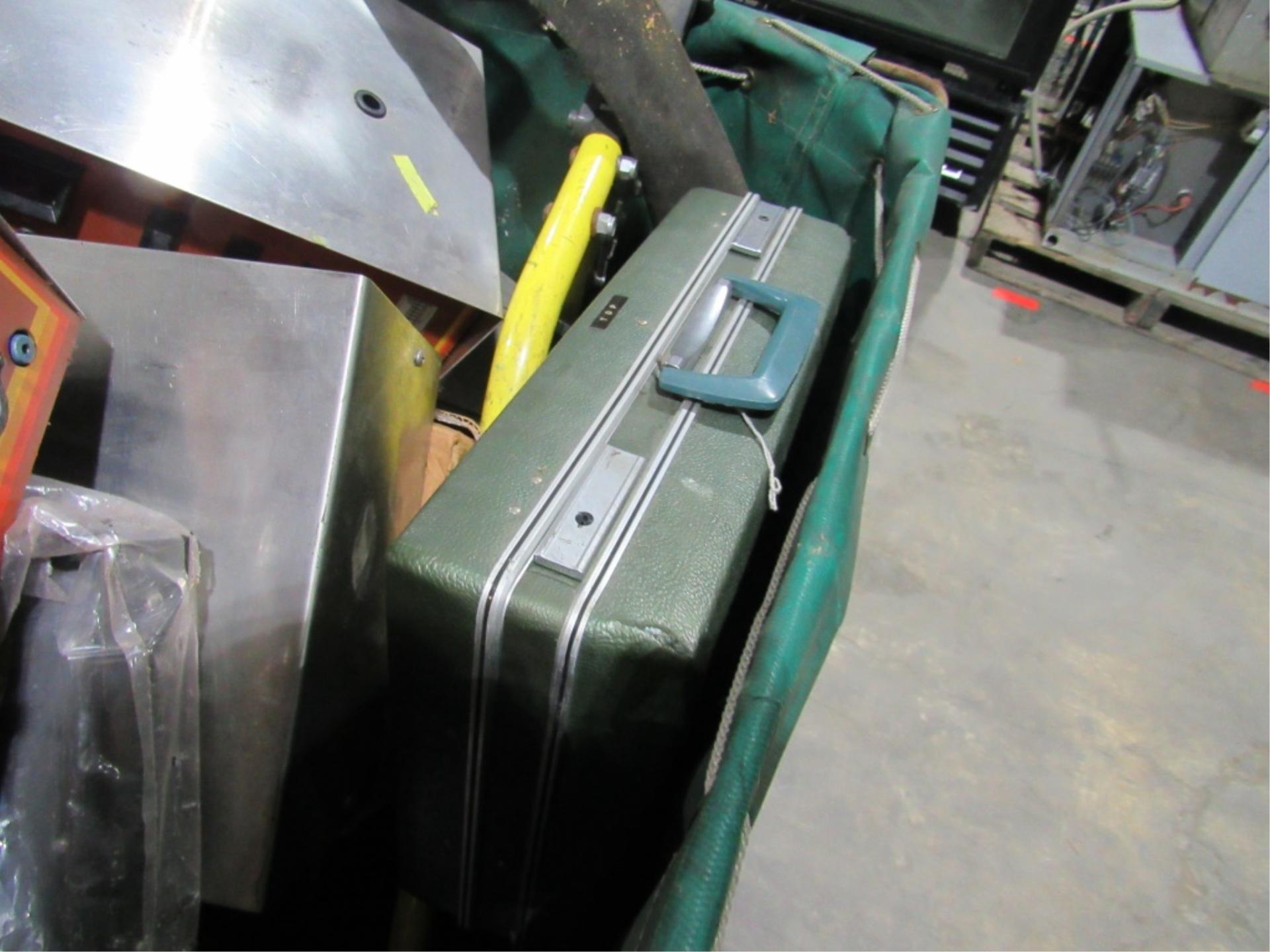 Rolling Bin and Contents-
