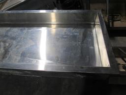 Stainless Steel Basin With Refrigerator-