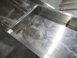 Stainless Steel Basin With Refrigerator-