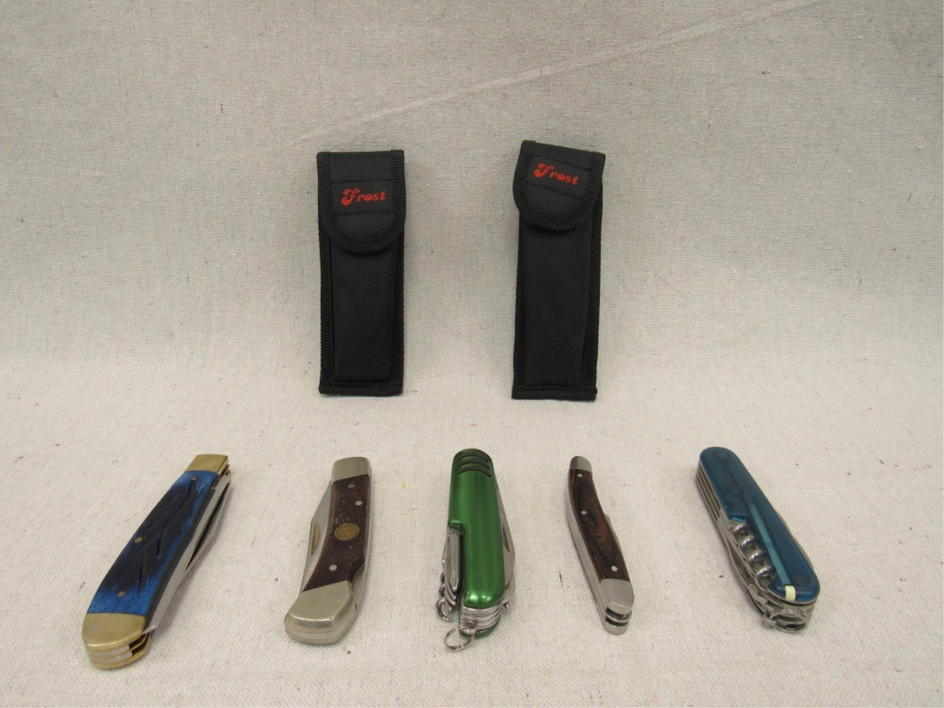 (qty - 5) Assorted Pocket Knives-