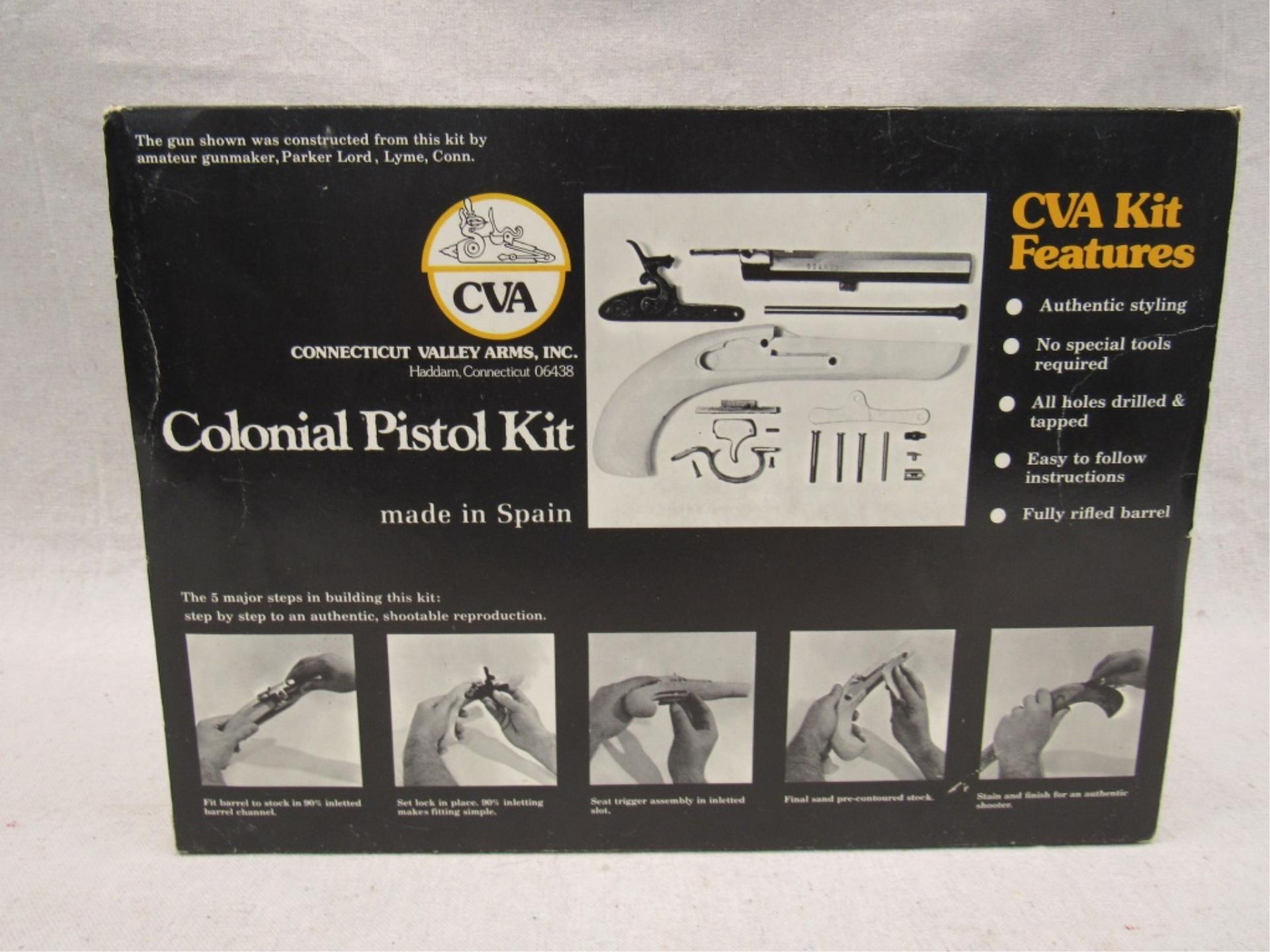 CVA Colonial Pistol Kit and Shooters Kit-