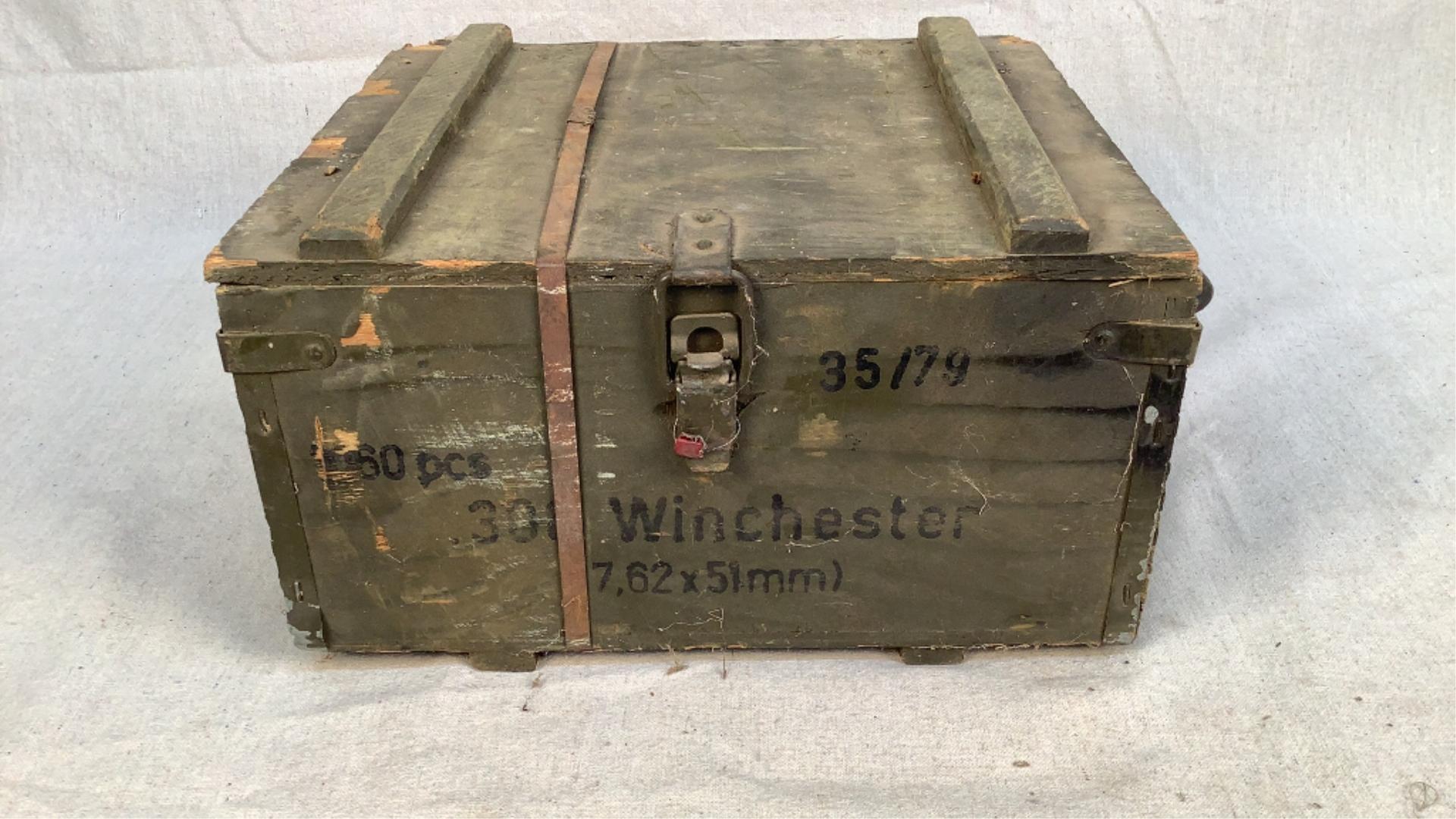 .308 Winchester Surplus Ammo Crate **Sealed** 1979