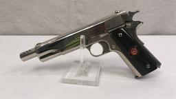 Nickel plated 1918 Colt model 1911 U.S. Army .45-