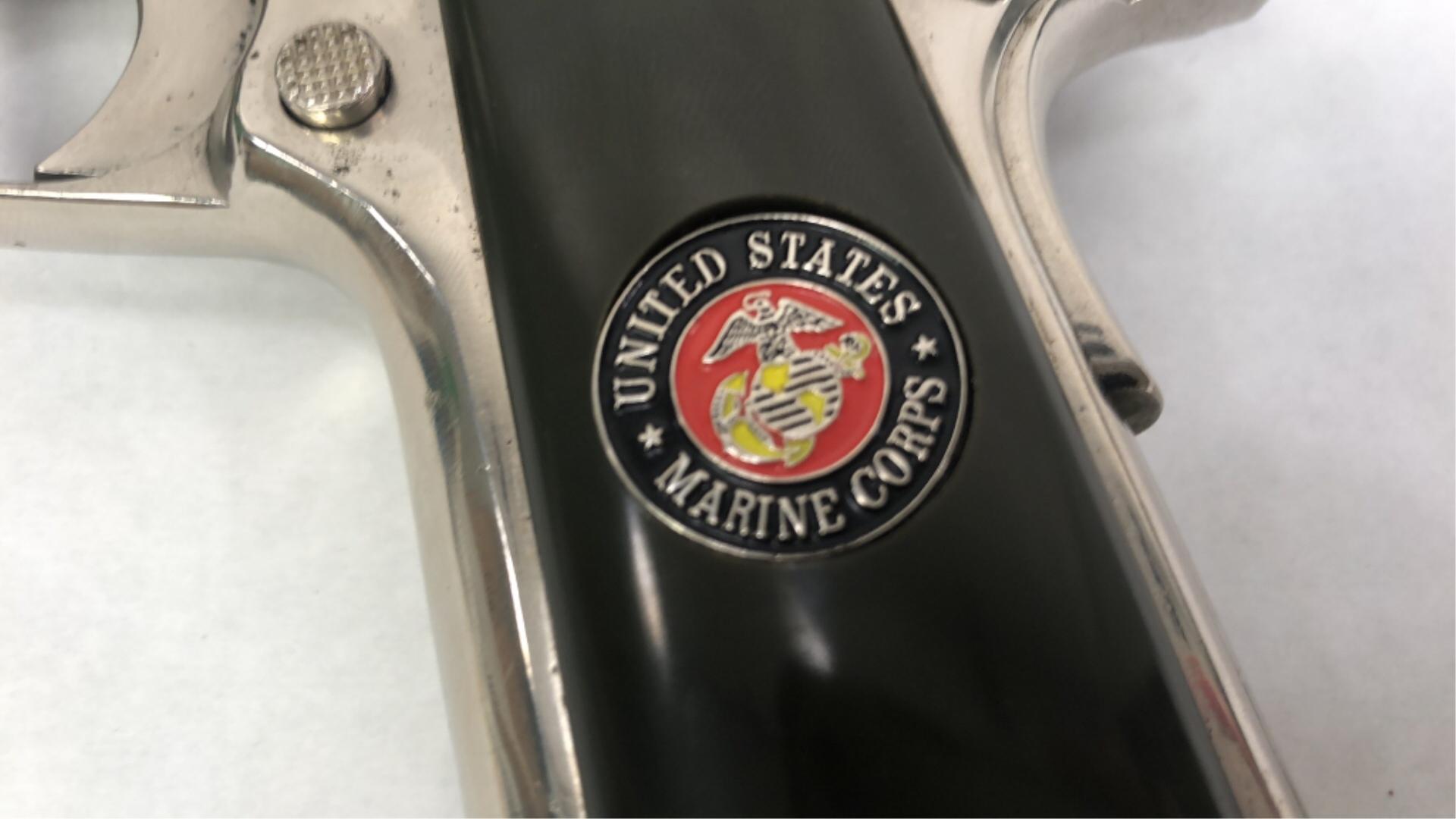 Nickel plated 1918 Colt model 1911 U.S. Army .45-