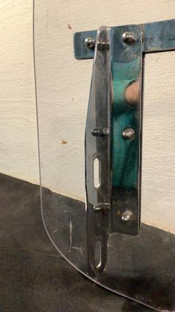 (2) Motorcycle Windshields