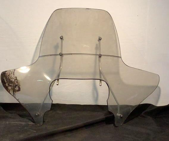 (2) Motorcycle Windshields