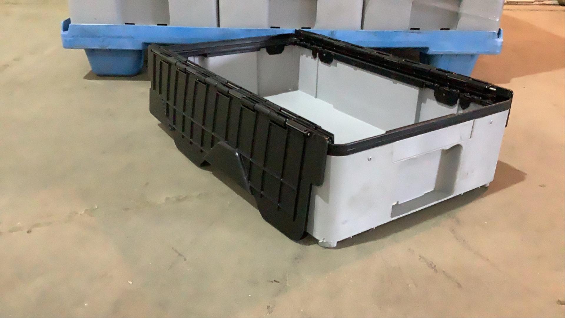 (36) Flextote Inter lock Storage Bins