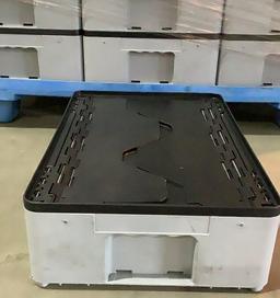 (36) Flextote Inter lock Storage Bins
