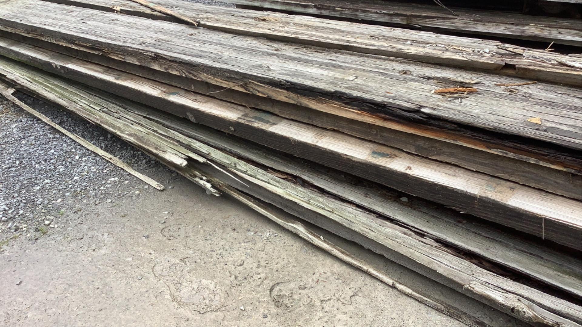 (10) Walnut St Bridge Wood Planks