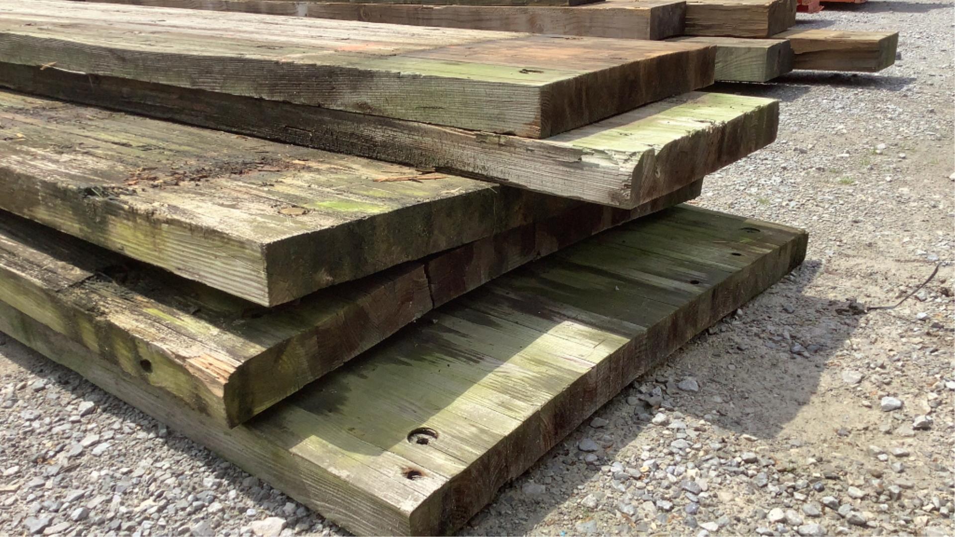 (5) Walnut St Bridge Wood Planks