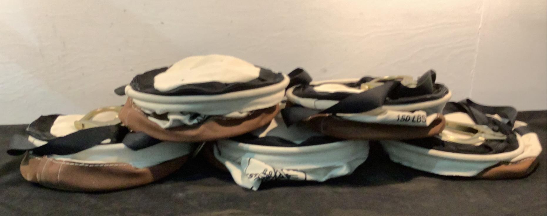 (5) Bucket Canvas Bags