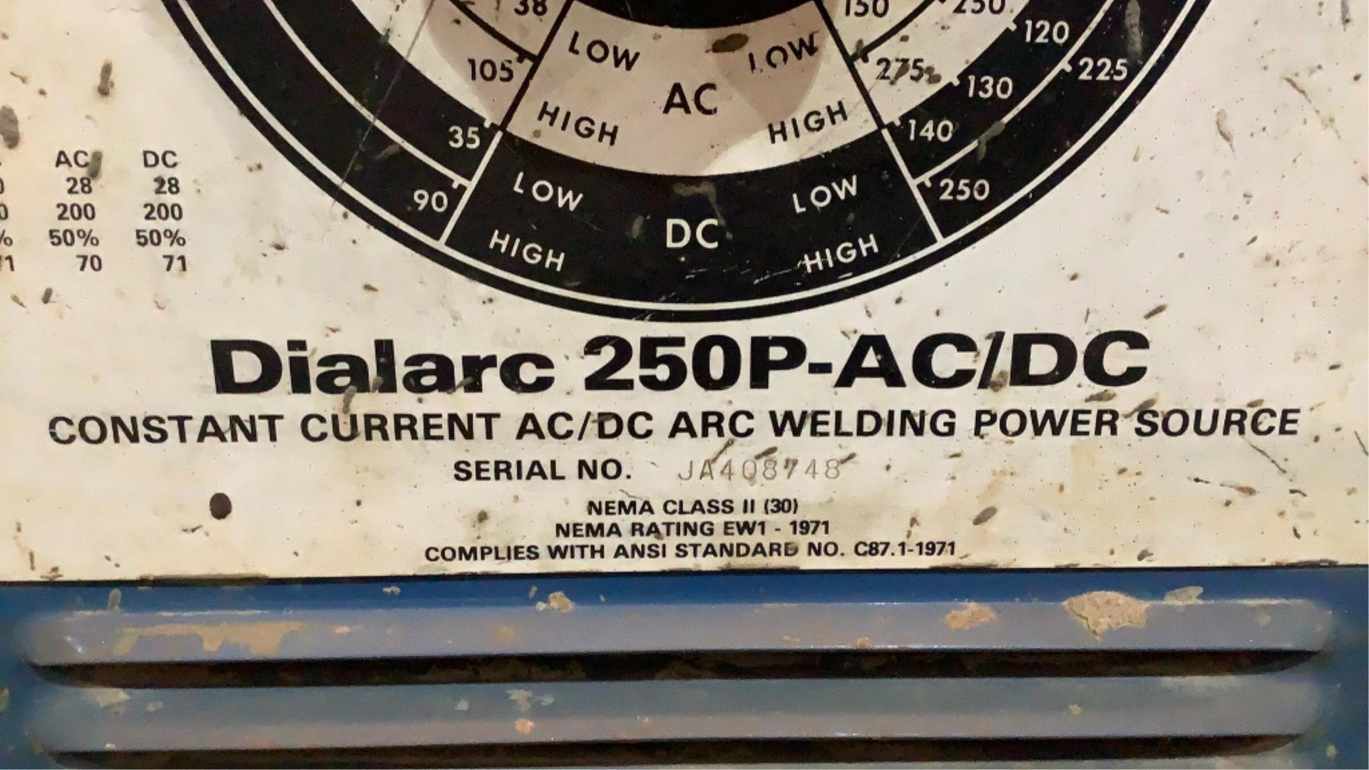 Miller Arc Welder Dialarc 250P