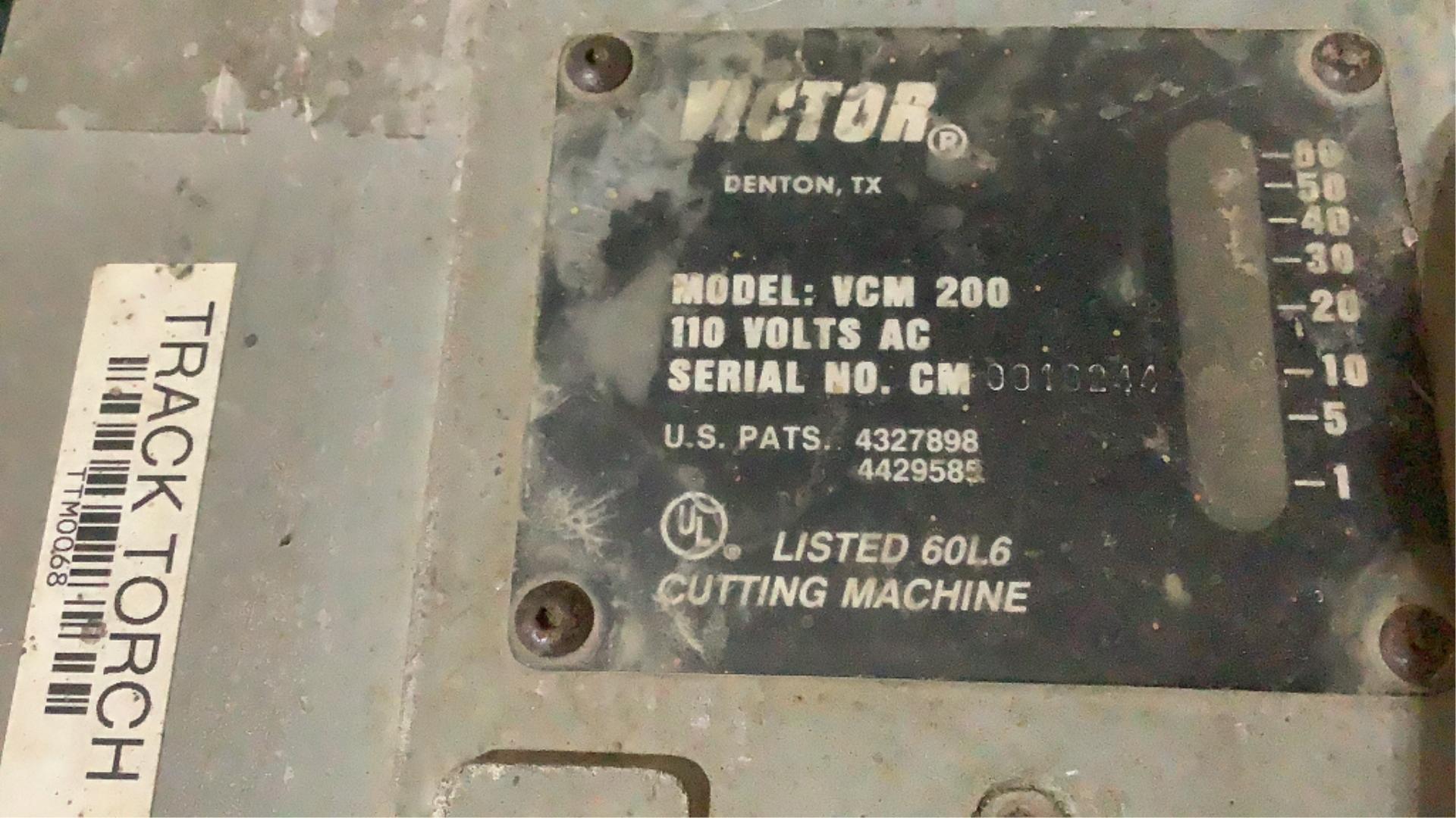 Victor Track Torch Cutting Machine VCM 200