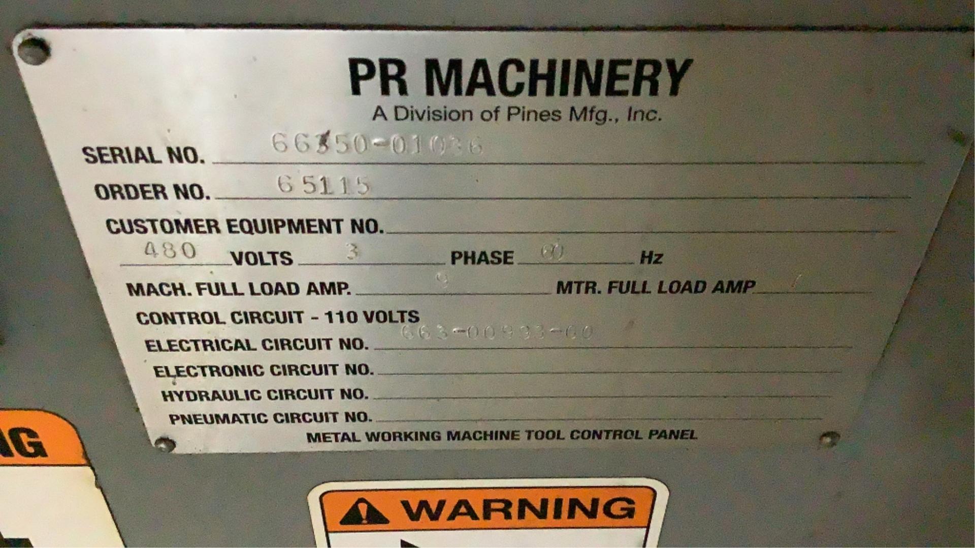 PR Machinery Single Side Chamfering / End Facer