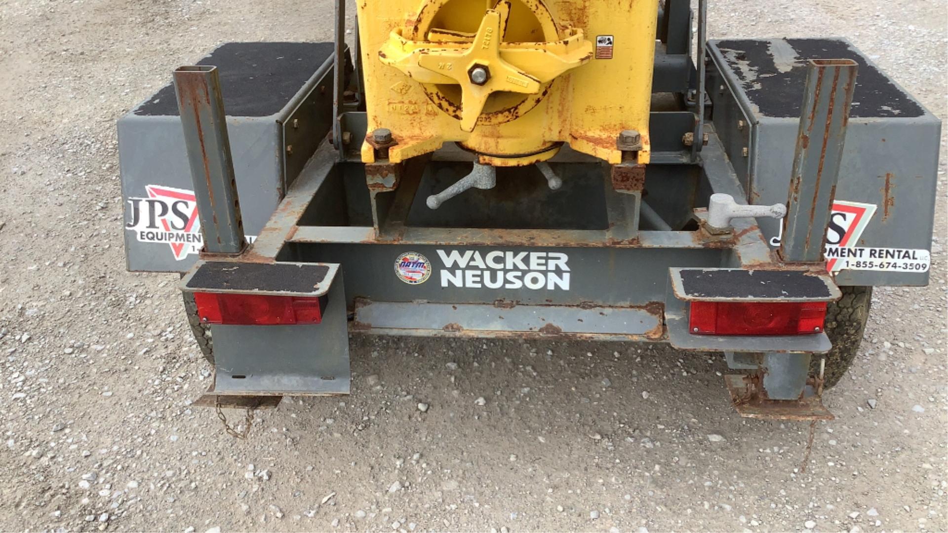 2016 Wacker Neuson Pump Trailer