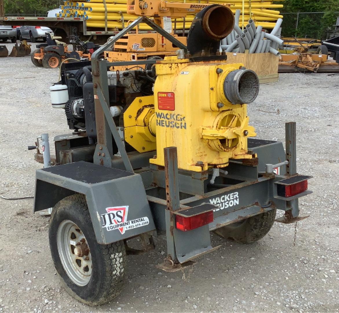2016 Wacker Neuson Pump Trailer