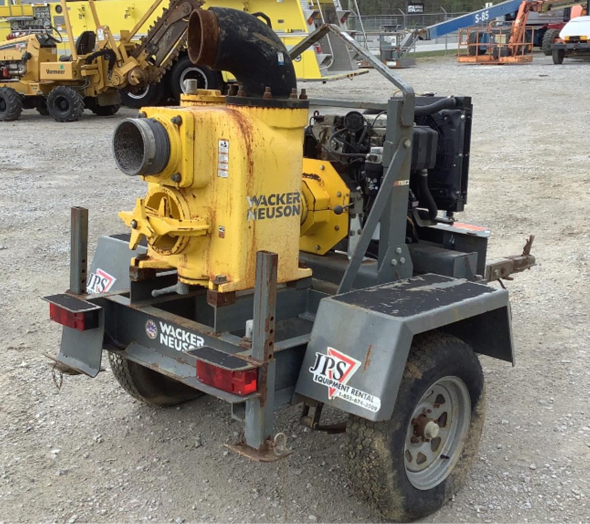 2016 Wacker Neuson Pump Trailer
